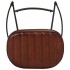 Taburetes de bar Gavin 2 uds marrón oscuro 44x37,5x78