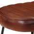 Taburetes de bar Gavin 2 uds marrón oscuro 44x37,5x78