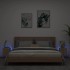 Muebles de TV pared luces LED 2 uds roble Sonoma 30,5x35x30
