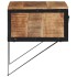 Mesita de noche madera maciza de mango 40x35x40