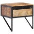 Mesita de noche madera maciza de mango 40x35x40