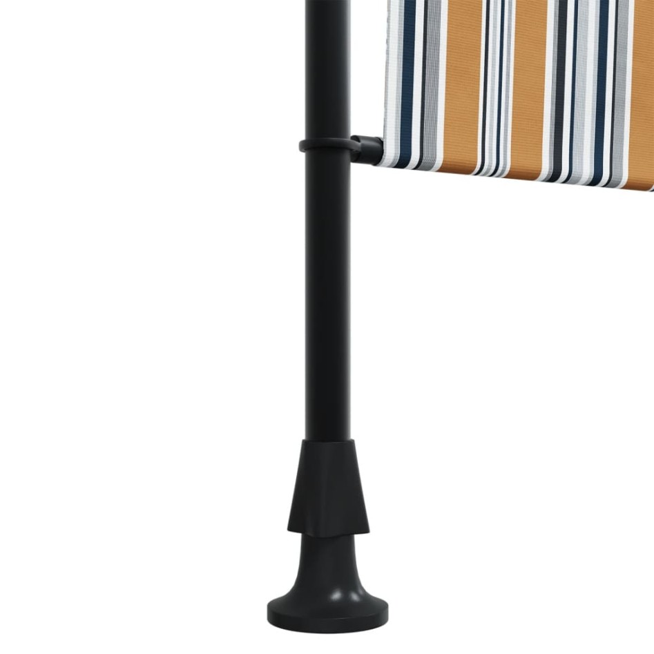 Persiana enrollable exterior tela acero amarillo y