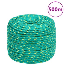 Cuerda de barco polipropileno verde 6 mm 500
