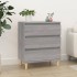 Aparador de madera contrachapada gris Sonoma 60x35x70