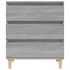 Aparador de madera contrachapada gris Sonoma 60x35x70
