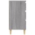 Aparador de madera contrachapada gris Sonoma 60x35x70