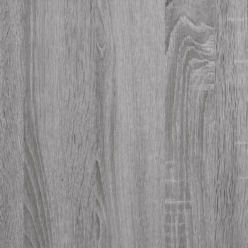 Aparador de madera contrachapada gris Sonoma 60x35x70