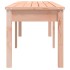Banco de jardín 2 plazas madera maciza douglas 159,5x44x45