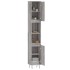 Armario de baño madera contrachapada gris Sonoma 30x30x190