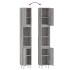 Armario de baño madera contrachapada gris Sonoma 30x30x190