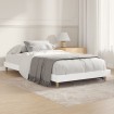 Estructura de cama madera de ingeniería blanca 90x200 cm