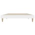 Estructura de cama madera de ingeniería blanca 90x200