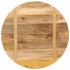 Tablero de mesa redondo madera maciza mango rugosa Ø 70x1,5