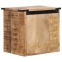 Mesita de noche madera maciza de mango 40x30x37