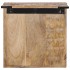 Mesita de noche madera maciza de mango 40x30x37
