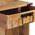Mesita de noche madera maciza de mango 40x30x37