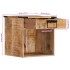 Mesita de noche madera maciza de mango 40x30x37