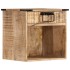 Mesita de noche madera maciza de mango 40x30x37