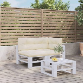 Cojines para sofá de palets 3 unidades tela