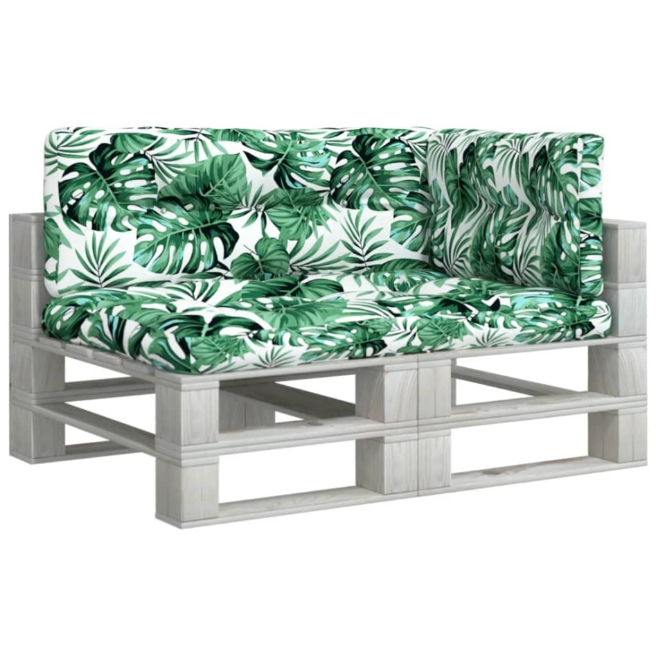 Cojines para palets 3 unidades tela estampado de