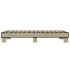 Estructura cama madera ingeniería metal roble Sonoma 90x200