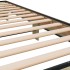 Estructura cama madera ingeniería metal roble Sonoma 90x200