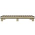 Estructura cama madera ingeniería metal roble Sonoma 75x190