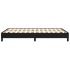 Estructura de cama sin colchón tela negro 120x190