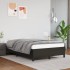 Estructura de cama sin colchón cuero sintético negro 120x190