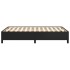 Estructura de cama sin colchón cuero sintético negro 120x190