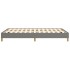 Estructura de cama sin colchón tela gris oscuro 120x190