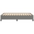 Estructura de cama sin colchón tela gris oscuro 120x190