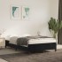 Estructura de cama sin colchón terciopelo negro 120x190