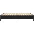 Estructura de cama sin colchón terciopelo negro 120x190