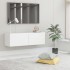 Mueble para TV pared madera contrachapada blanco 100x30x30