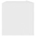 Mueble para TV pared madera contrachapada blanco 100x30x30