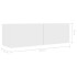 Mueble para TV pared madera contrachapada blanco 100x30x30