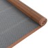 Alfombra rectangular bambú marrón 80x1000
