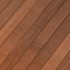 Alfombra rectangular bambú marrón 80x1000