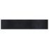 Alfombra rectangular bambú negro 100x1000