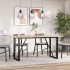 Tablero de mesa rectangular 3 uds madera de pino 80x53x1,7