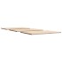 Tablero de mesa rectangular 3 uds madera de pino 80x53x1,7