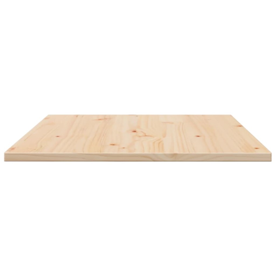 Tablero de mesa rectangular 3 uds madera de pino 80x53x1,7