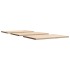 Tablero de mesa rectangular 3 uds madera de pino 80x53x2,5