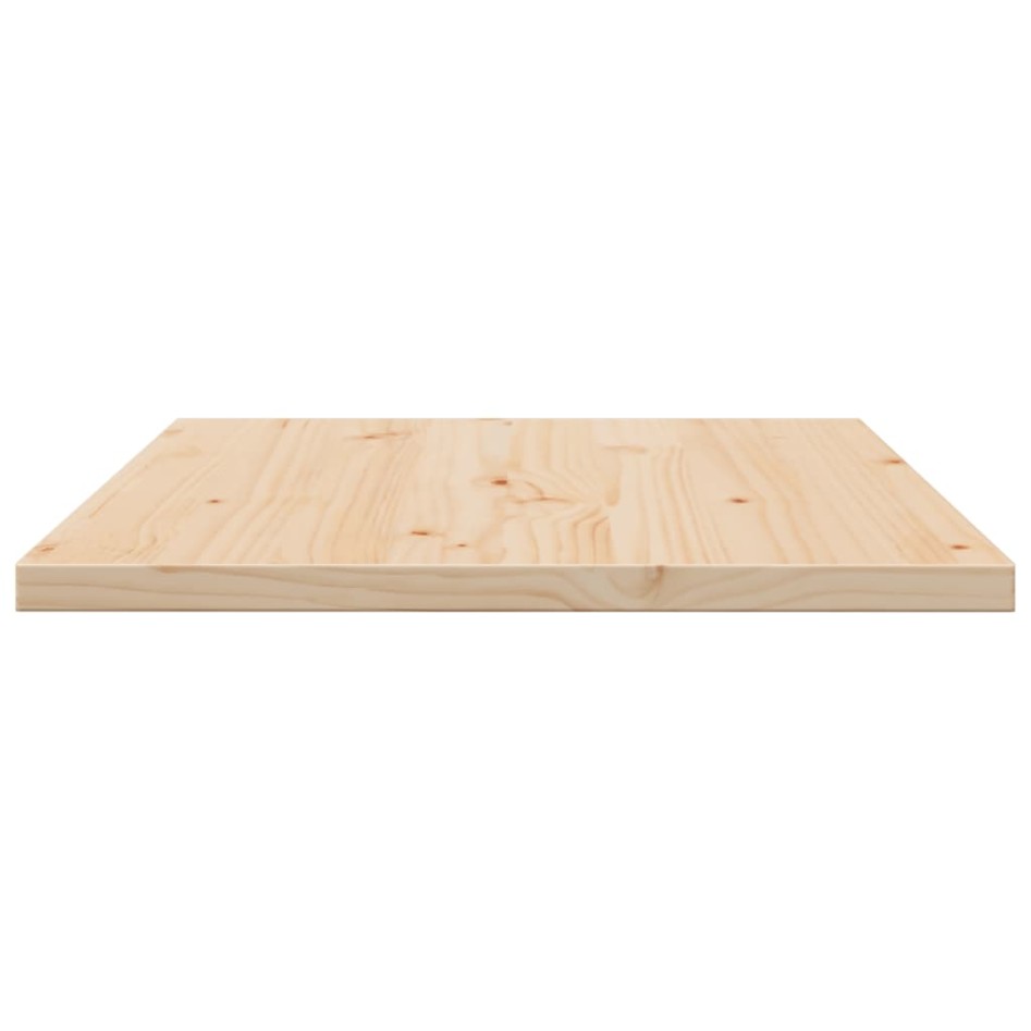 Tablero de mesa rectangular 3 uds madera de pino 80x53x2,5