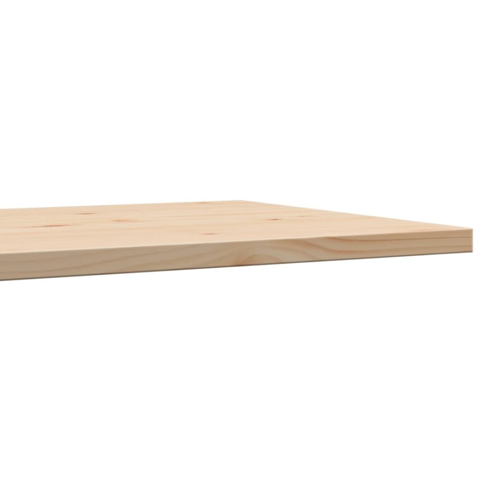 Tablero de mesa rectangular 3 uds madera de pino 80x53x2,5