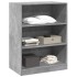 Armario de madera de ingeniería gris hormigón 77x48x102