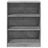 Armario de madera de ingeniería gris hormigón 77x48x102