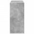 Armario de madera de ingeniería gris hormigón 77x48x102