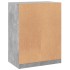 Armario de madera de ingeniería gris hormigón 77x48x102